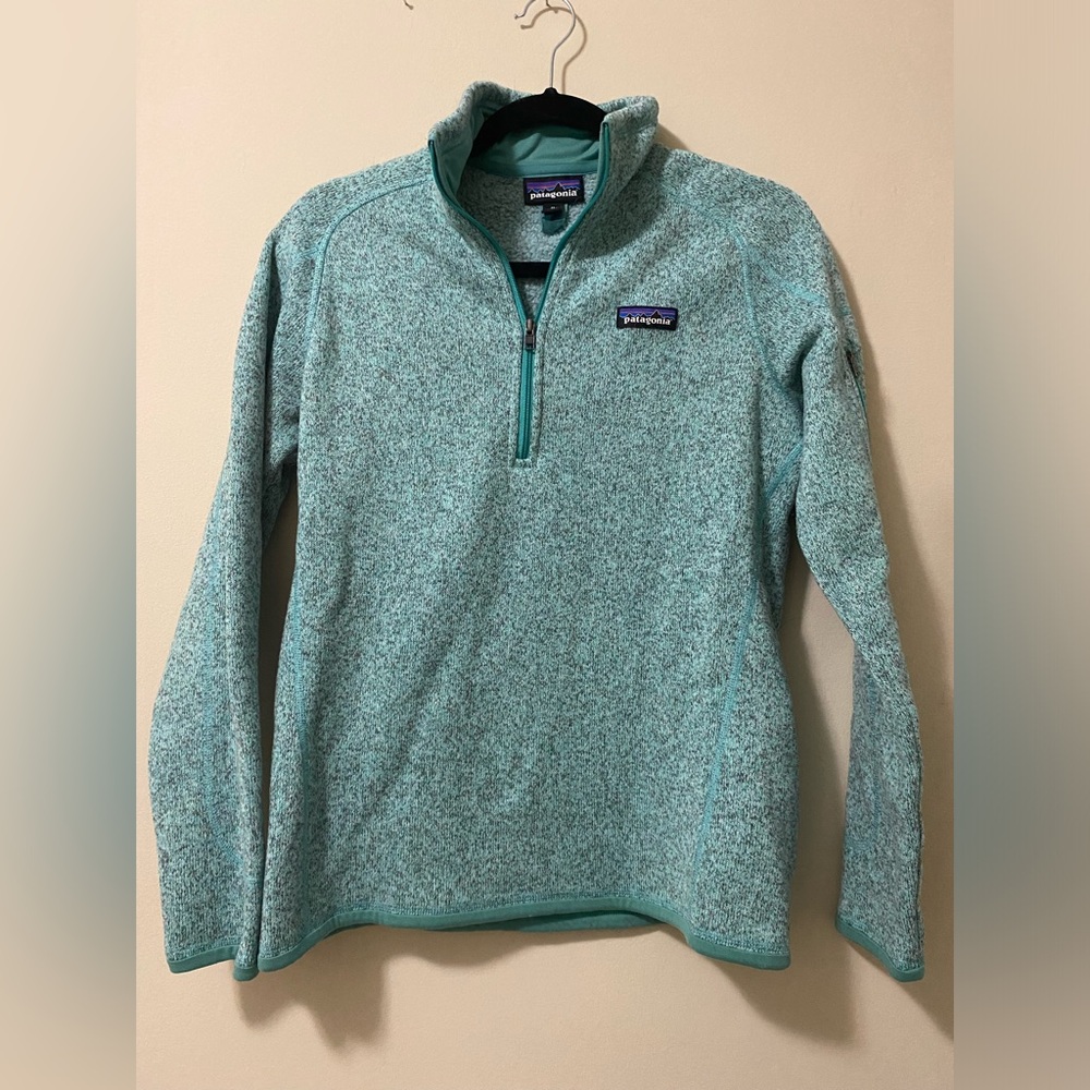 Patagonia Better Weather Quarter Zip - Sea foam Green